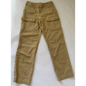 JW Junction West Cargo Pants Women 6 Vintage Tan‎ Brown Utility Pockets 90s Y2K
